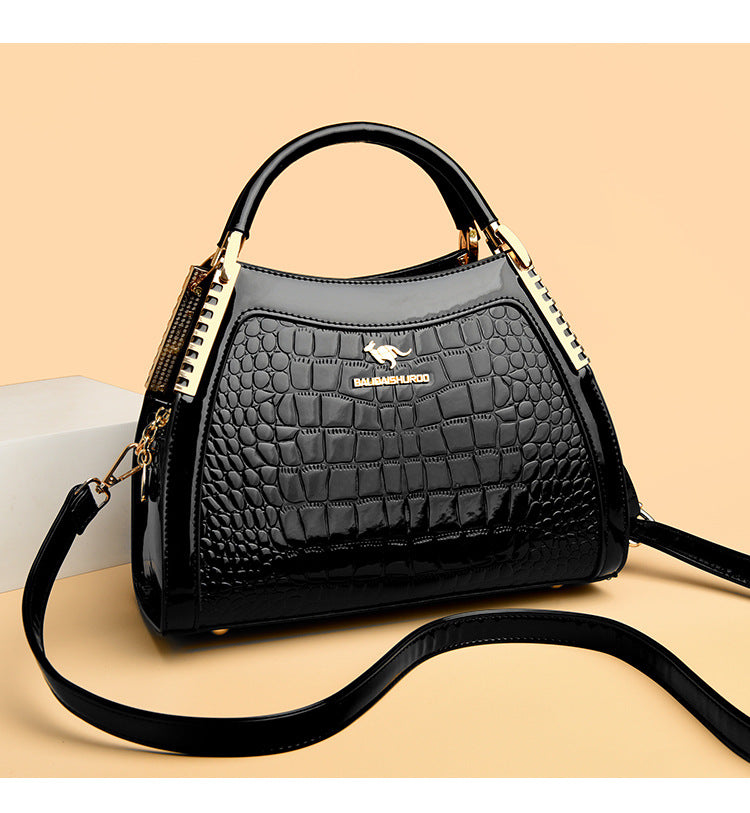 Bags Women's Bags Crocodile Pattern Handbags 2025 Foreign Trade New Trendy Ladies Handbags Women's Shoulder Bags
