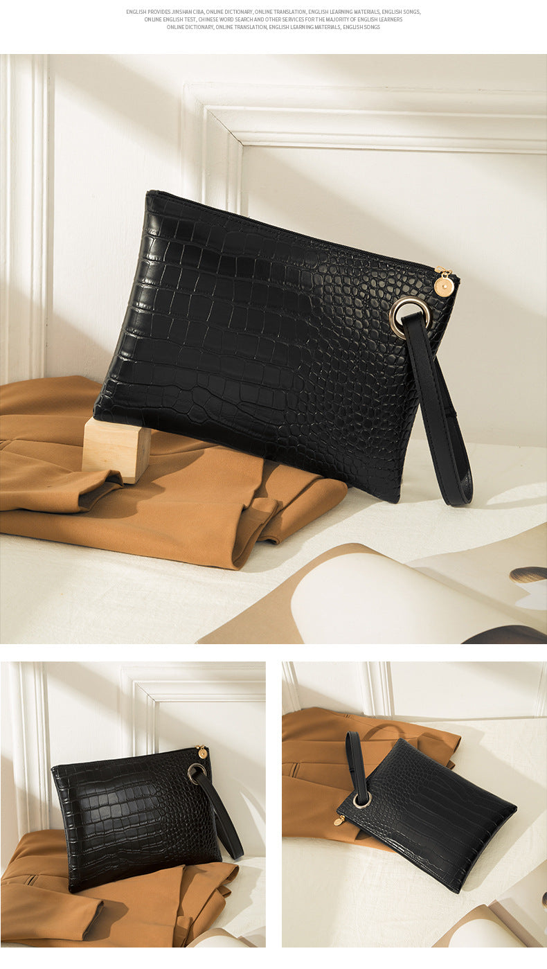 2025 Handbags Retro Printed Women's Briefcase Trendyy Fashion Handheld Small Square Bag Mobile Phone Bag