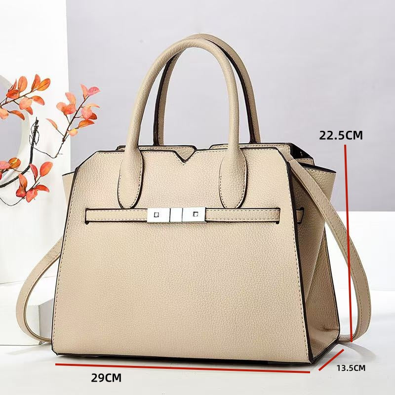 Ready-Made Lock Women's Bags, Fashionable Women's Bags, Large-Capacity Shoulder Crossbody Bags, High-End Handbags for Women