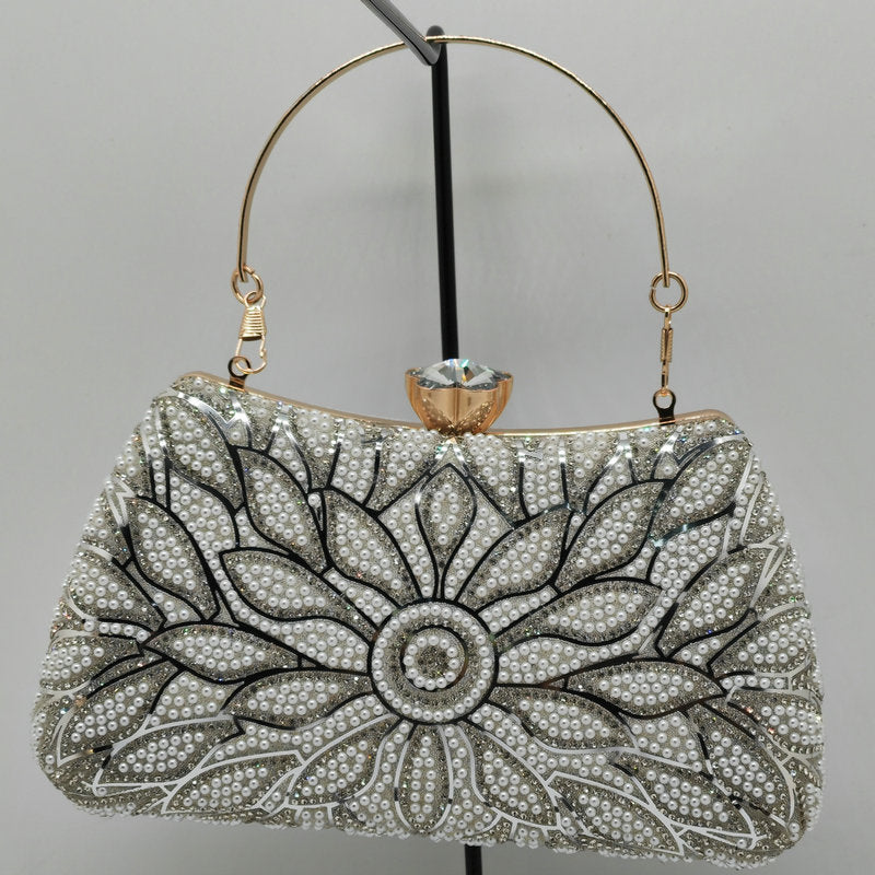 2026 New Cross-Border Evening Bags, European and American Banquet Bags, Women's Handbags, Fashionable Dress Evening Party Bags, Light Luxury