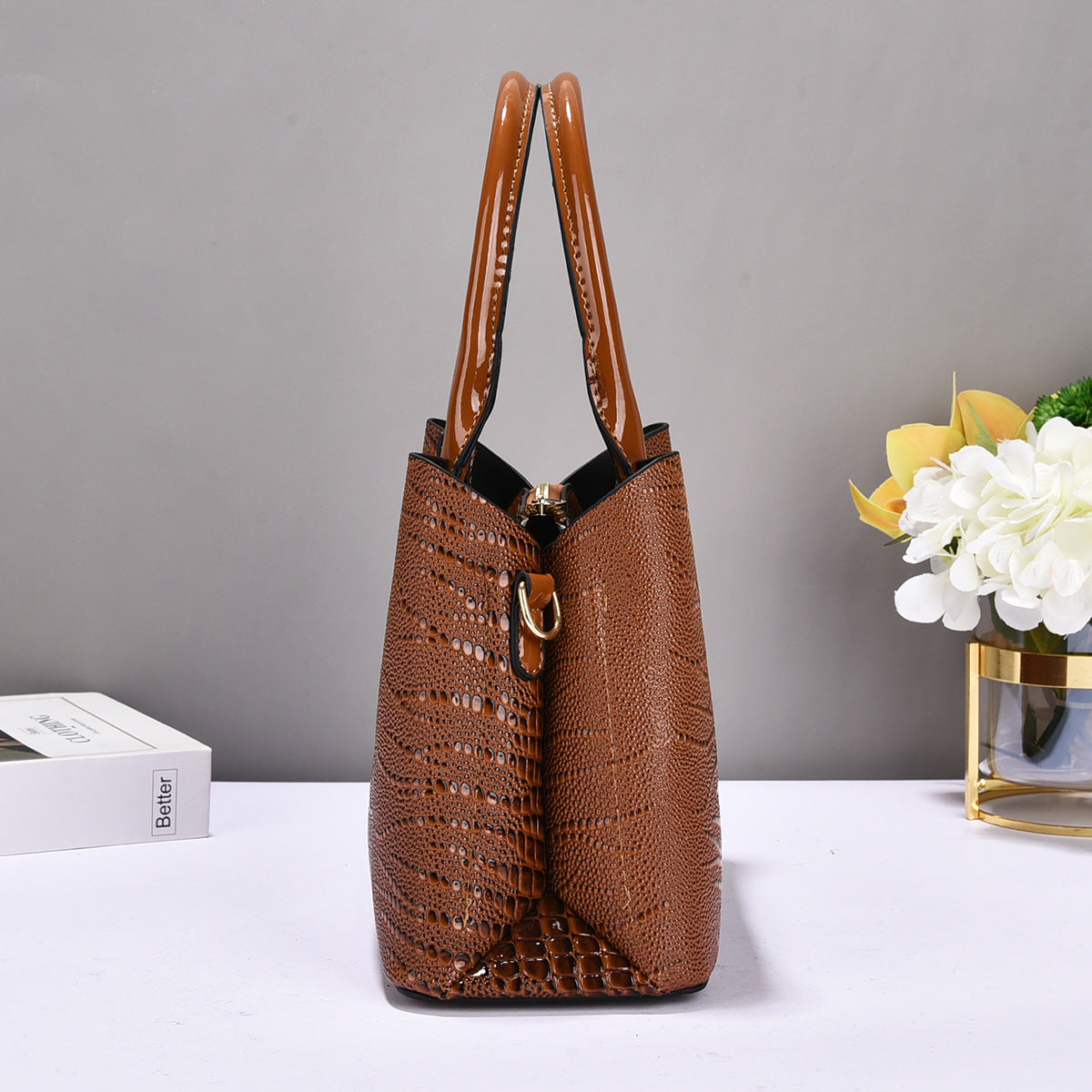 Trendy Handbags for Women 2026 New Crocodile Pattern Women's Bags European and American Fashion Handbags Single Shoulder Crossbody Bag