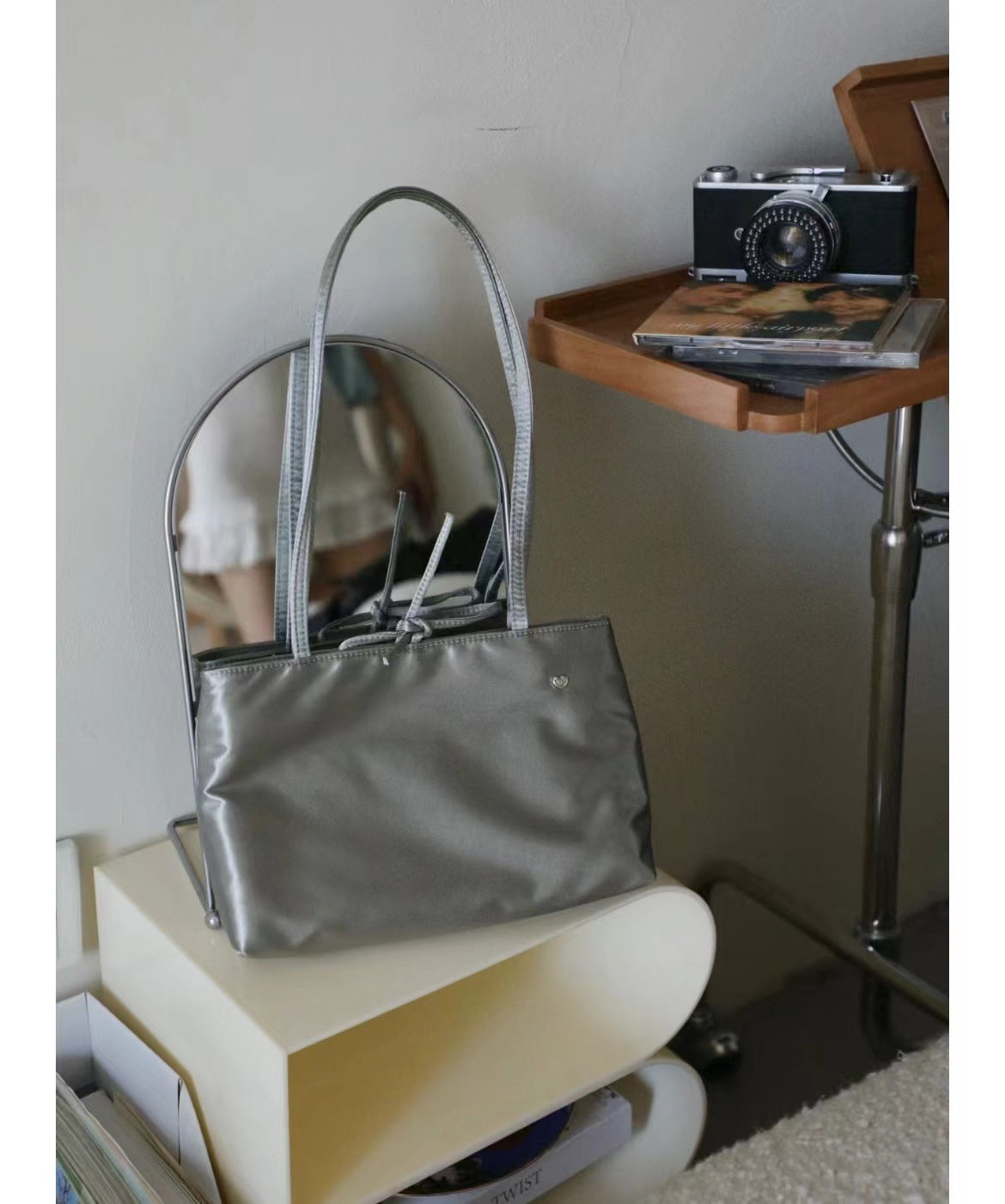 Bags for Women 2025 New Texture Niche Design Normcore Style Satin Large Capacity Versatile Work Clothing Satchel Shoulder Bag