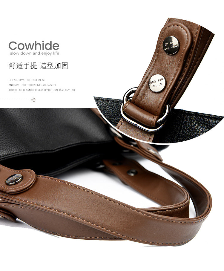 Bags Women's Bags New 2025 Crossbody Bags Women's Shoulder Bags Women's Atmospheric Middle-Aged Women's Handbags Women's One Piece Dropshipping