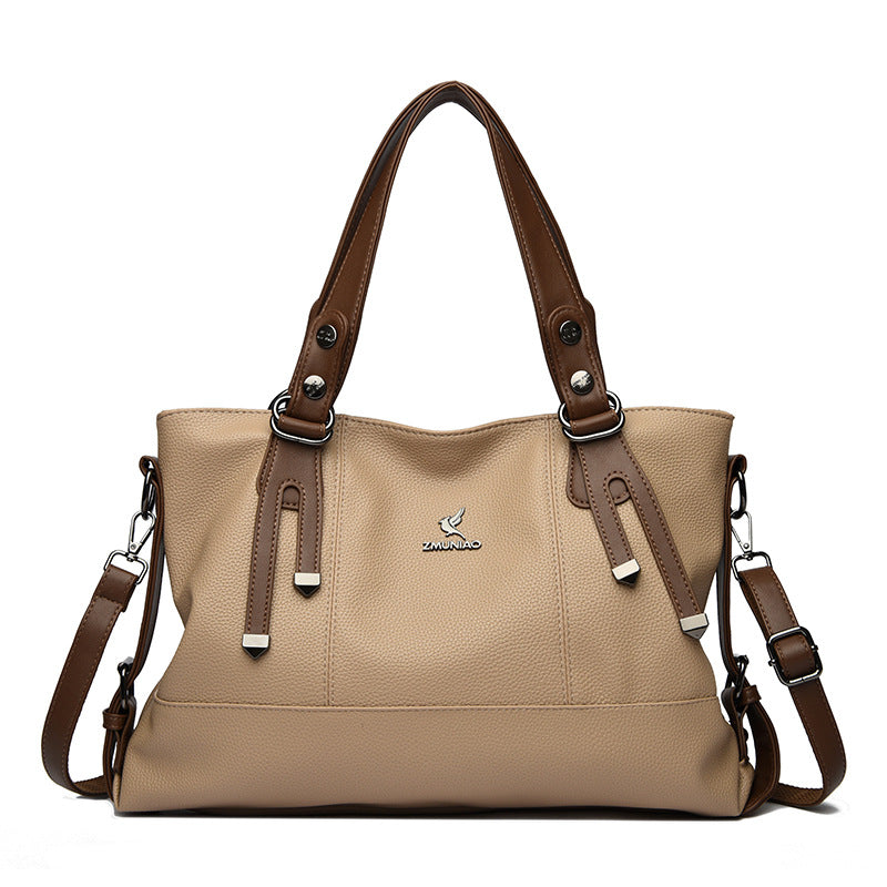 Bags Women's Bags New 2025 Crossbody Bags Women's Shoulder Bags Women's Atmospheric Middle-Aged Women's Handbags Women's One Piece Dropshipping