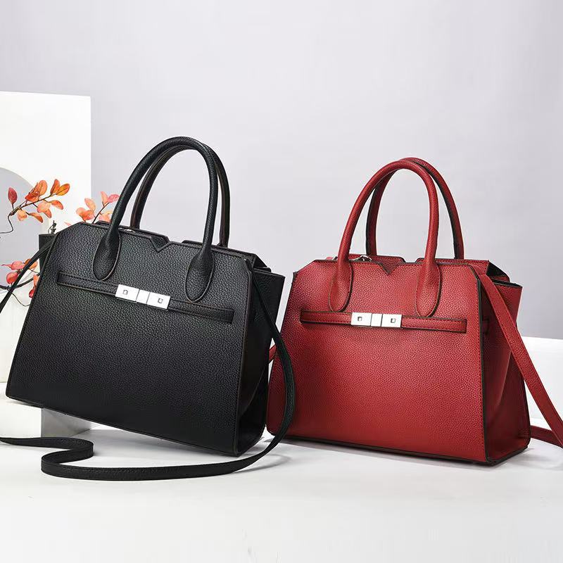 Ready-Made Lock Women's Bags, Fashionable Women's Bags, Large-Capacity Shoulder Crossbody Bags, High-End Handbags for Women