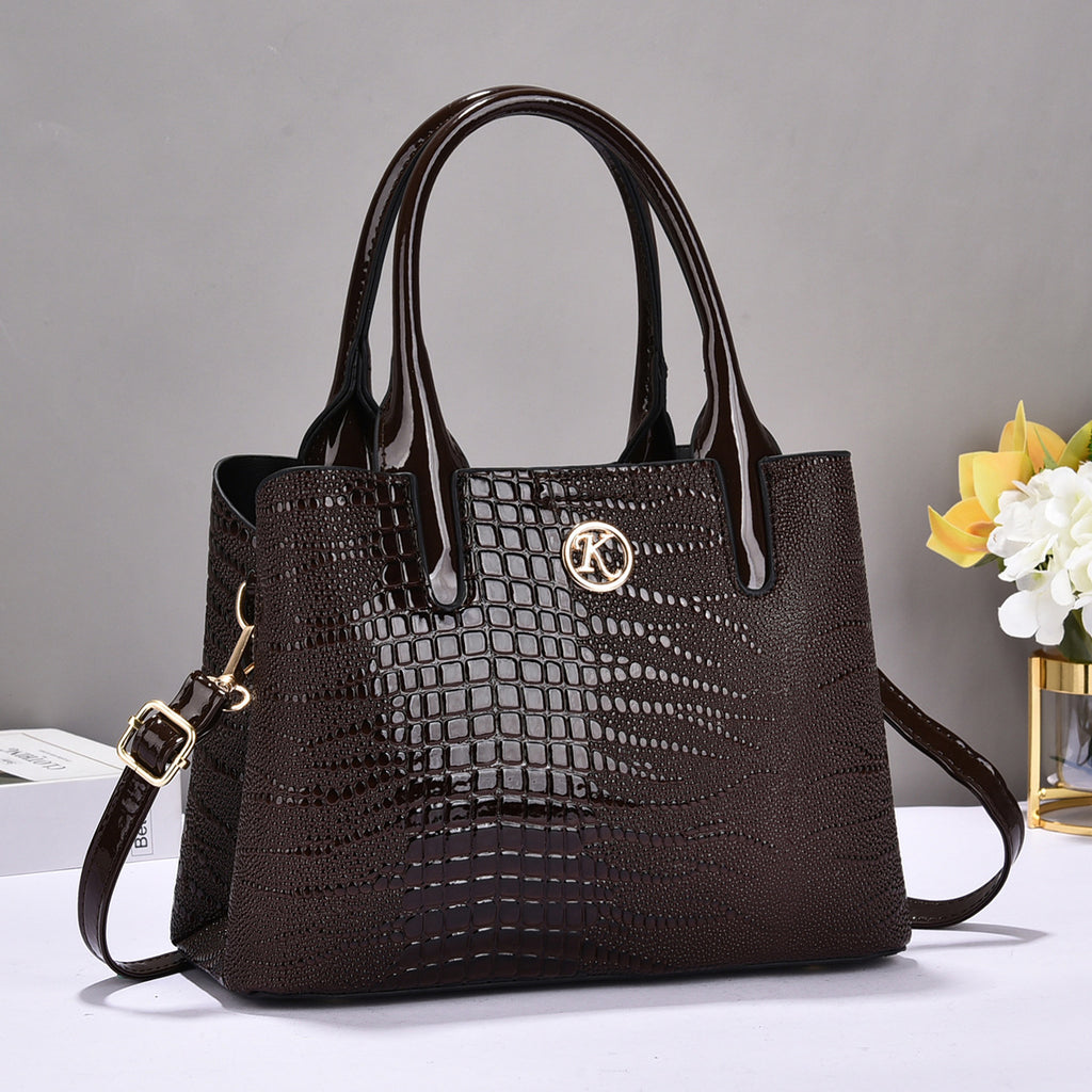 Trendy Handbags for Women 2026 New Crocodile Pattern Women's Bags European and American Fashion Handbags Single Shoulder Crossbody Bag