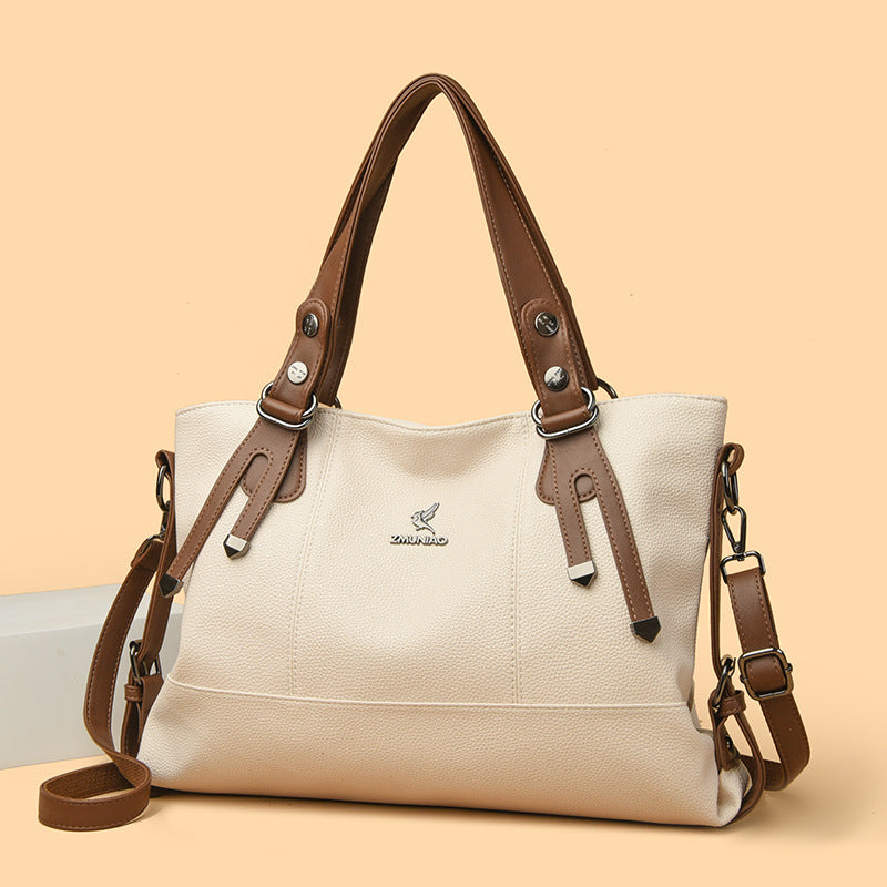 Bags Women's Bags New 2025 Crossbody Bags Women's Shoulder Bags Women's Atmospheric Middle-Aged Women's Handbags Women's One Piece Dropshipping