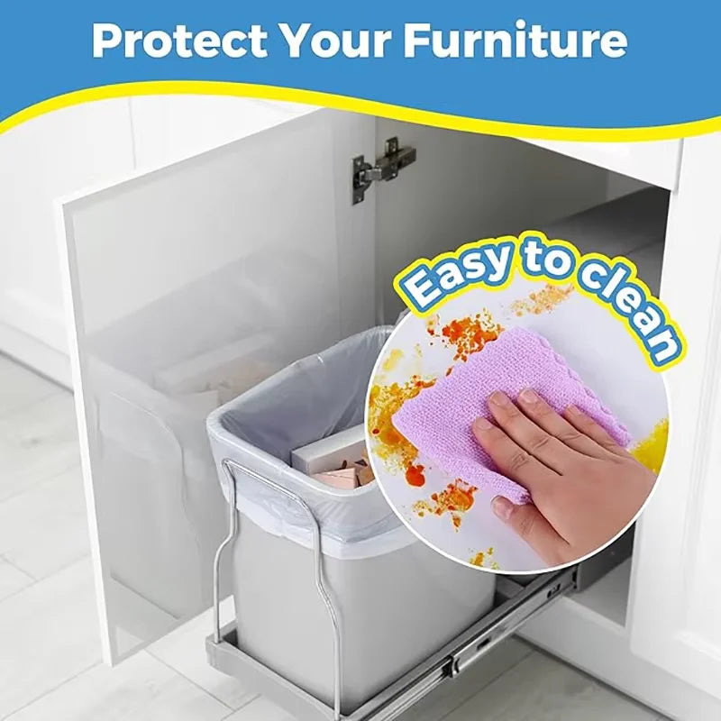 No Glue Static Transparent Wall Sticker Waterproof Anti Fouling Removable Wall Protector for Living Room Bedroom Home Use