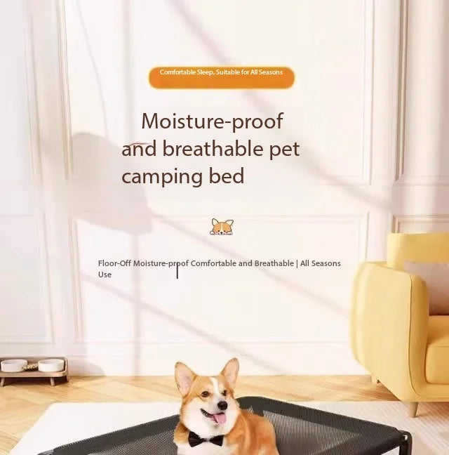 Dog Bed Summer Dogs Beds Breathable Camping Bed for Large Dog Sleeping Kennel Removable Dogs Washable Sofa Beds Pet Cushion Mat