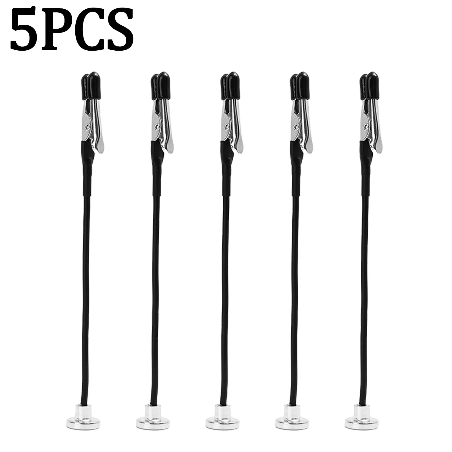 1-50PCS Magnetic Flexible Alligator Clip Electric Test Crocodile Clip for DIY Note Card Clamps Kitchen Menu Holder Photo Clips
