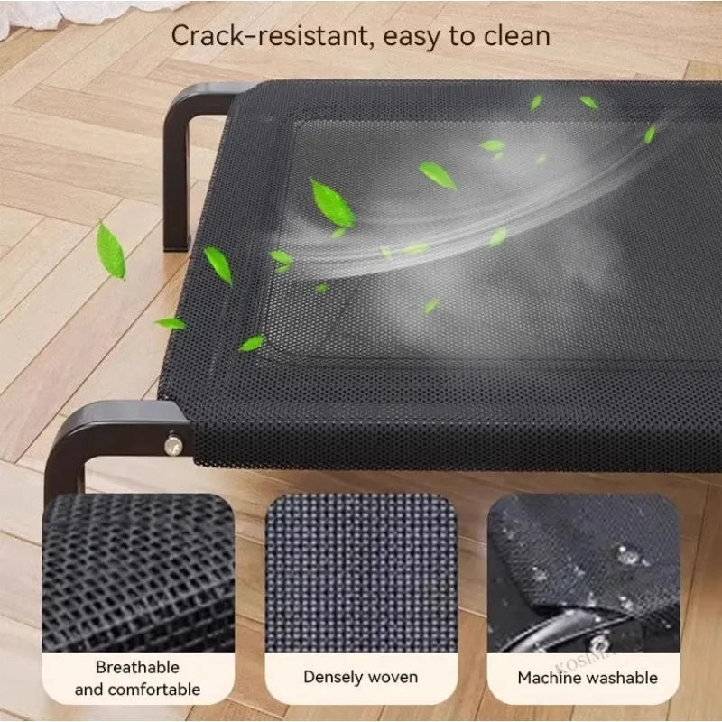 Dog Bed Summer Dogs Beds Breathable Camping Bed for Large Dog Sleeping Kennel Removable Dogs Washable Sofa Beds Pet Cushion Mat