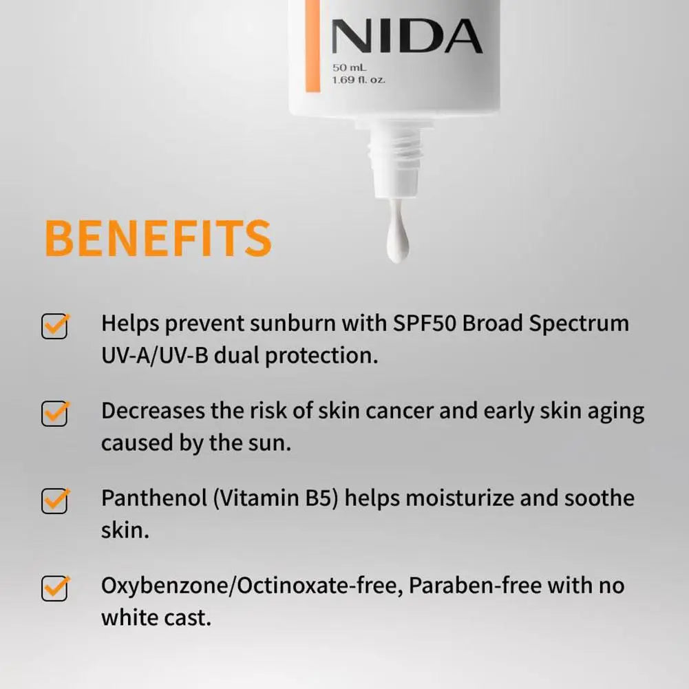 Eye Cream Sunscreen 2in1 Moisturizing UV Protection AntiWrinkle Dark Circles Puffiness Fast Absorb Non Greasy EyeCare Product