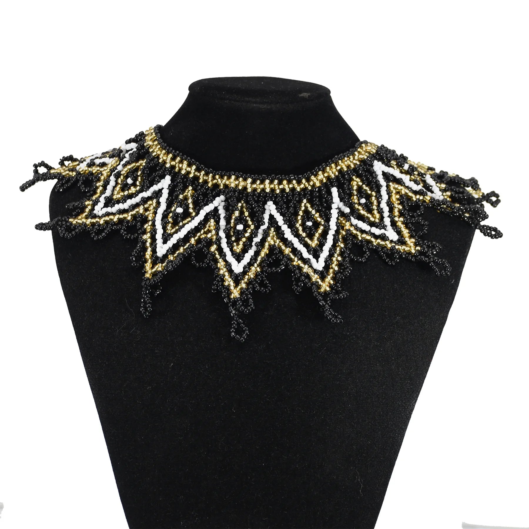 Boho Ethnic Big Choker Necklaces Women Handmade Jewelry Indian Statement Layered Collar Necklace Collier Femme Tribal Party Gift