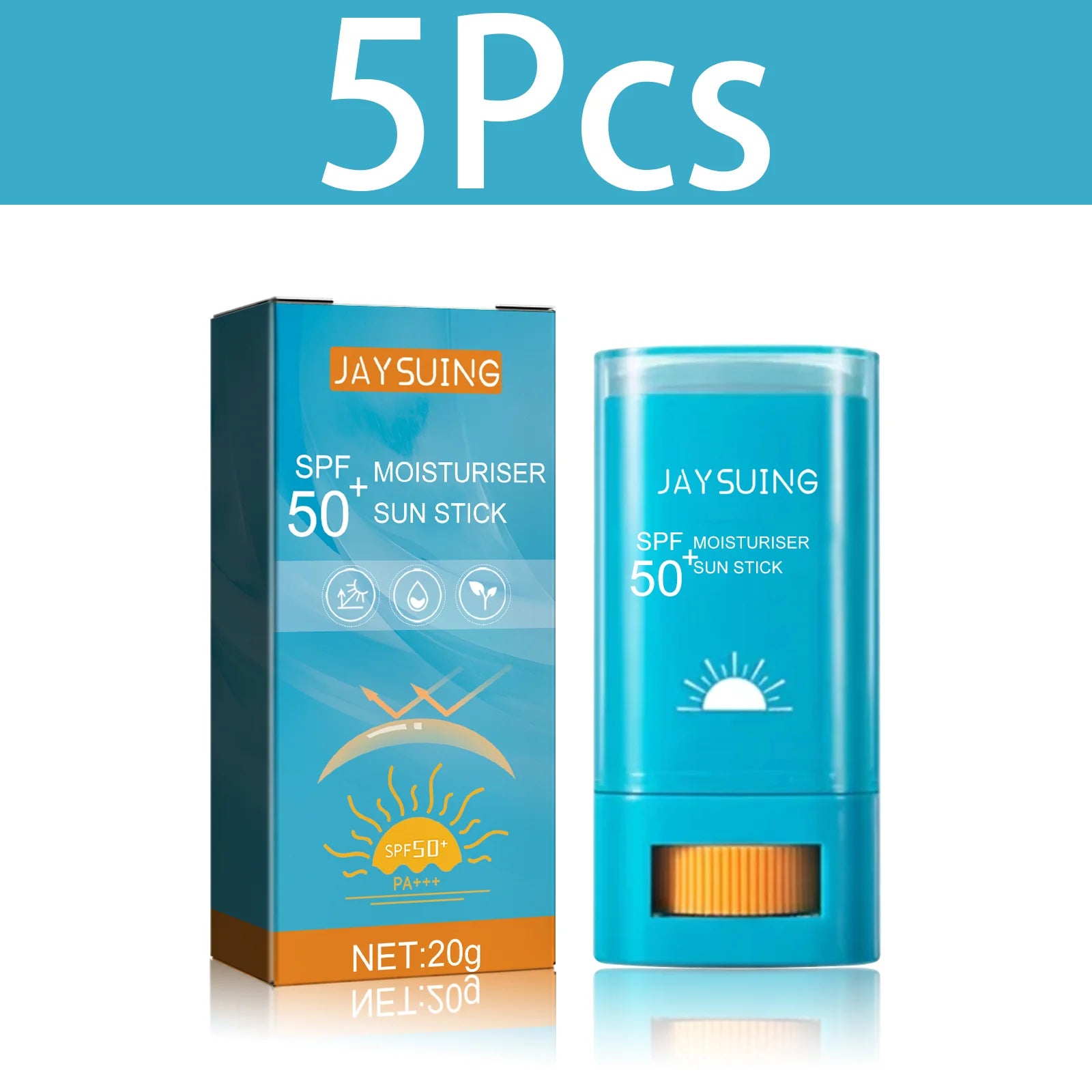 SPF50+ Sunscreen Face Cream Solar Blocker Skin Cream Anti UV Sun Block Facial Mild Moisturizer Stick Sweat Resistant Sunblock