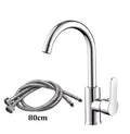 Large bend hot and cold water faucet, kitchen sink, sink, rotating faucet, bathroom, balcony, washbasin faucet