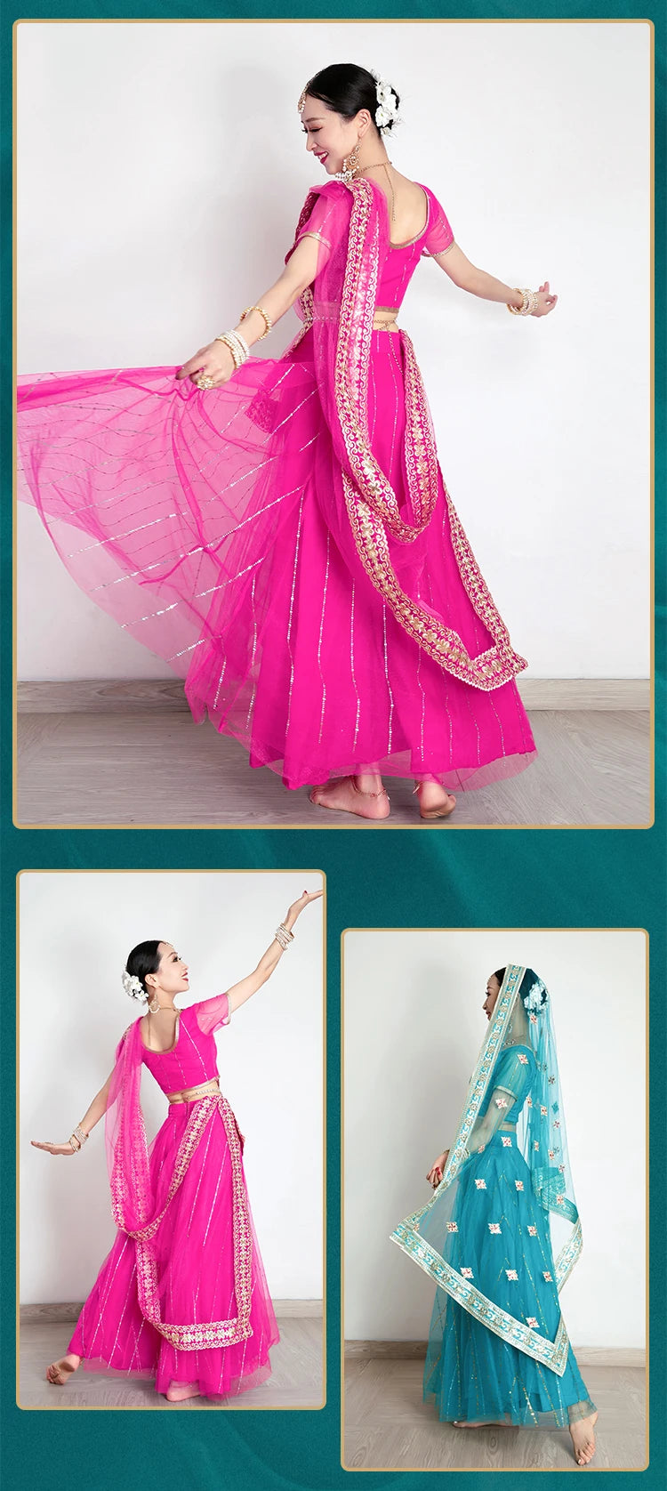 2025 indian traditional clothing pakistani sarees dress women elegant clothing party dress cosplay dance wear stage dress a9