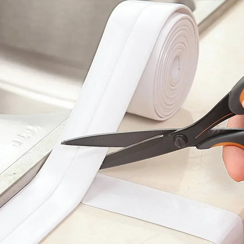 Sealing Waterproof Tape Bathroom and Kitchen Border Tape in The Bath Anti-mildew Caulking Sealed Waterproof Isolate Tape Sticker