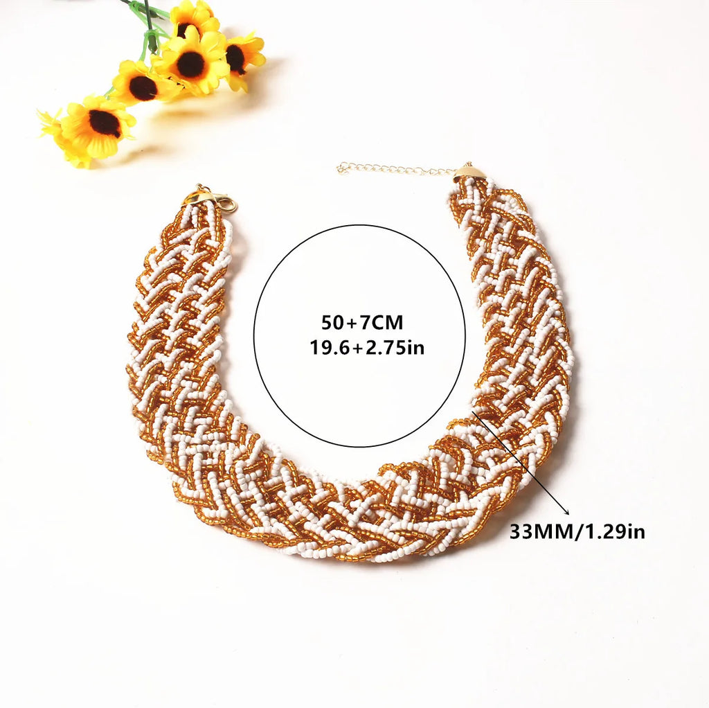 Handmade ethnic jewelry beaded short necklace  elegant wedding accessories wholesale/collier femme/neckless/colar