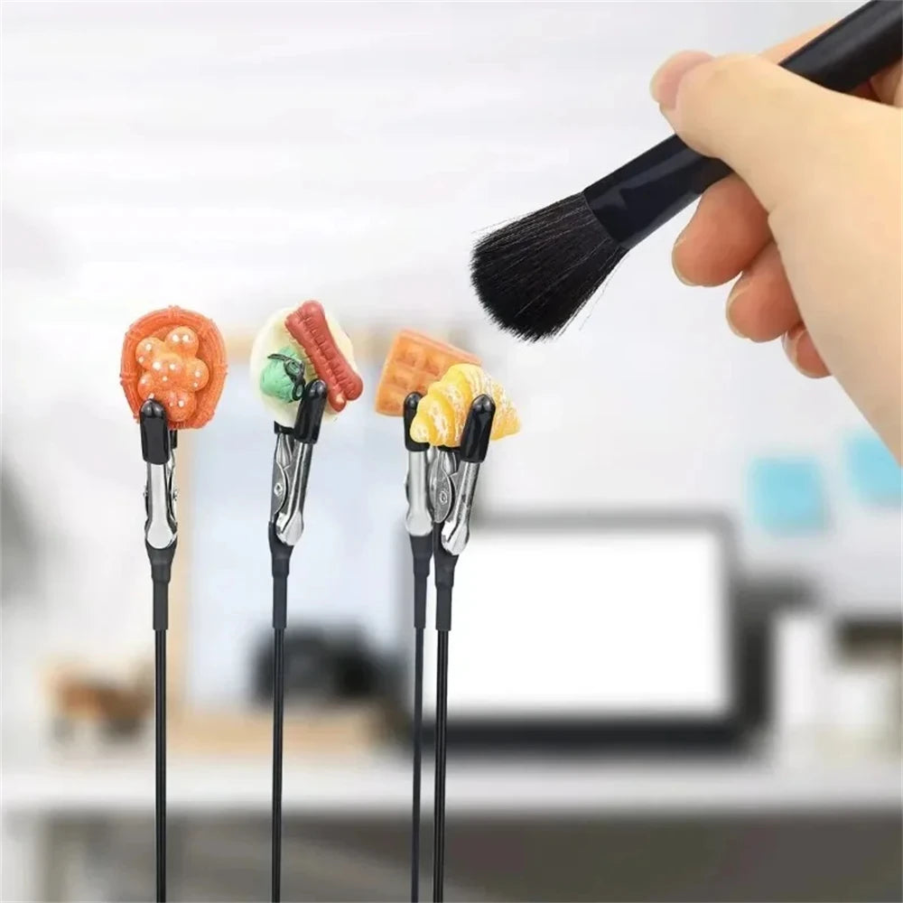 1-50PCS Magnetic Flexible Alligator Clip Electric Test Crocodile Clip for DIY Note Card Clamps Kitchen Menu Holder Photo Clips