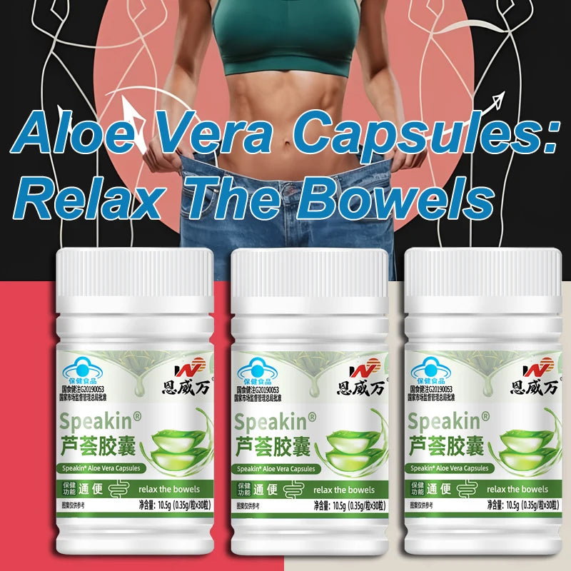 Aloe Vera Extract - Powerful Fat Burner, Fat Loss, Colon Cleanse, Detox, Metabolism Booster, Weight Loss Capsules, beauty