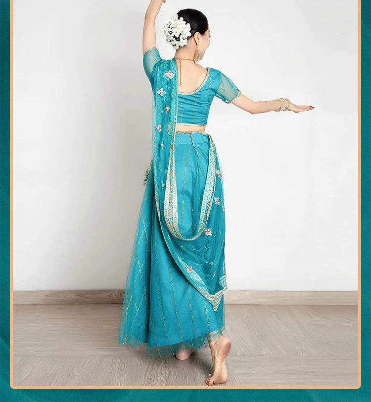 2025 indian traditional clothing pakistani sarees dress women elegant clothing party dress cosplay dance wear stage dress a9
