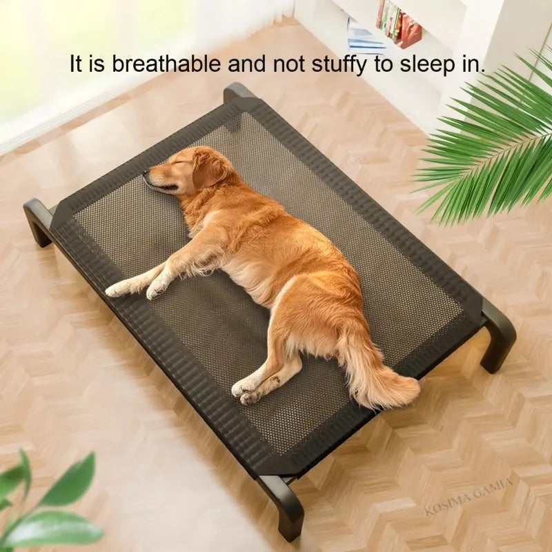Dog Bed Summer Dogs Beds Breathable Camping Bed for Large Dog Sleeping Kennel Removable Dogs Washable Sofa Beds Pet Cushion Mat