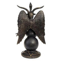 Horned God Baphomet, Sabbatic Goat Statue; Mendes Divine Goat Idol; Satanic Church Resin Figurine