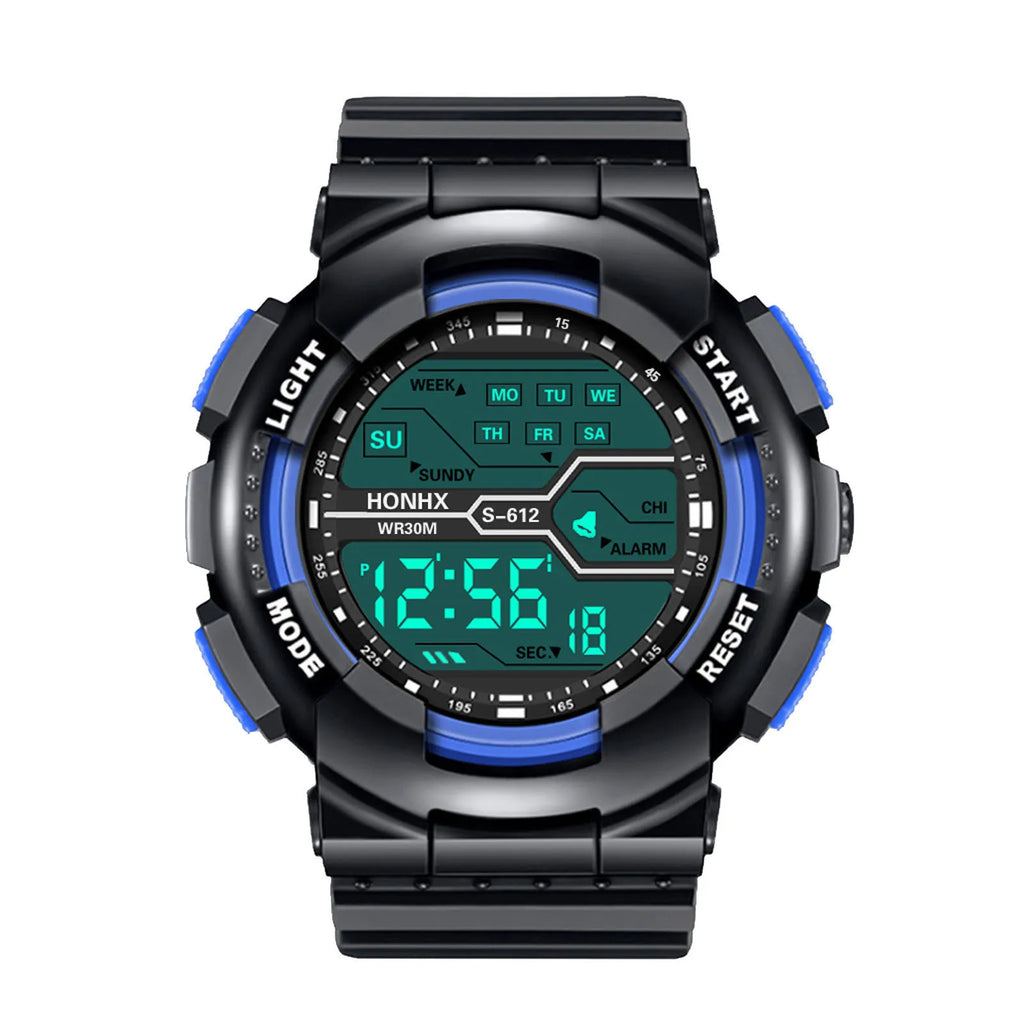 A Variety Of Styles Of Cool Sports Electronic Watches With Four Buttons