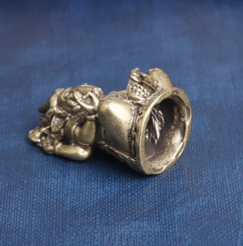 Thailand Japan korea temple Pocket God buddha GANESH elephant fortune god Statue protective talisman bring MONEY good luck