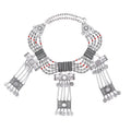 Bohemian Indian Ethnic Vintage Statement Large Collar Choker Necklace For Women Fashion Maxi Long Geometric Pendant Jewelry