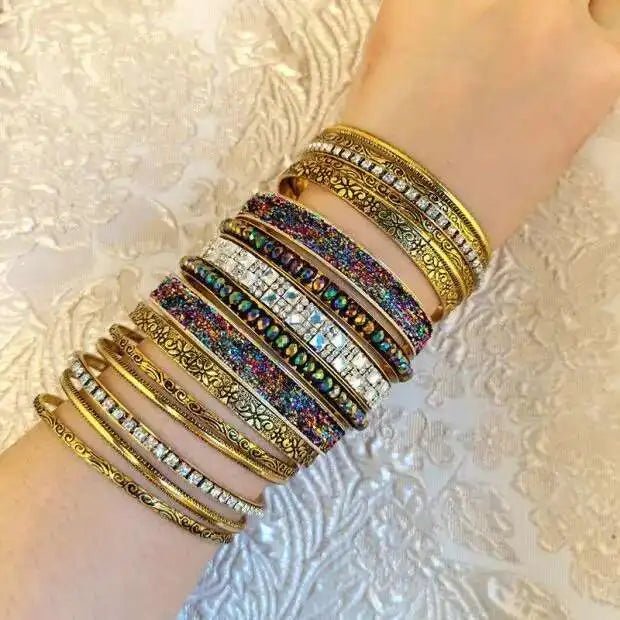 Indian Dance Multi Ring Bracelet Dai Dance Thai Dance Performance Accessories Performance Belly Dance Flying Dance