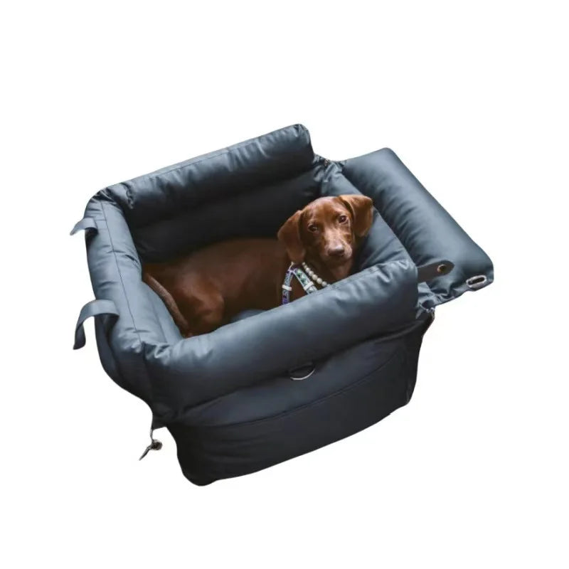 The Car Pet Bed Is Detachable and Washable, Suitable for All Four Seasons.waterproof and Biting Dog Bed Made of Leather PU