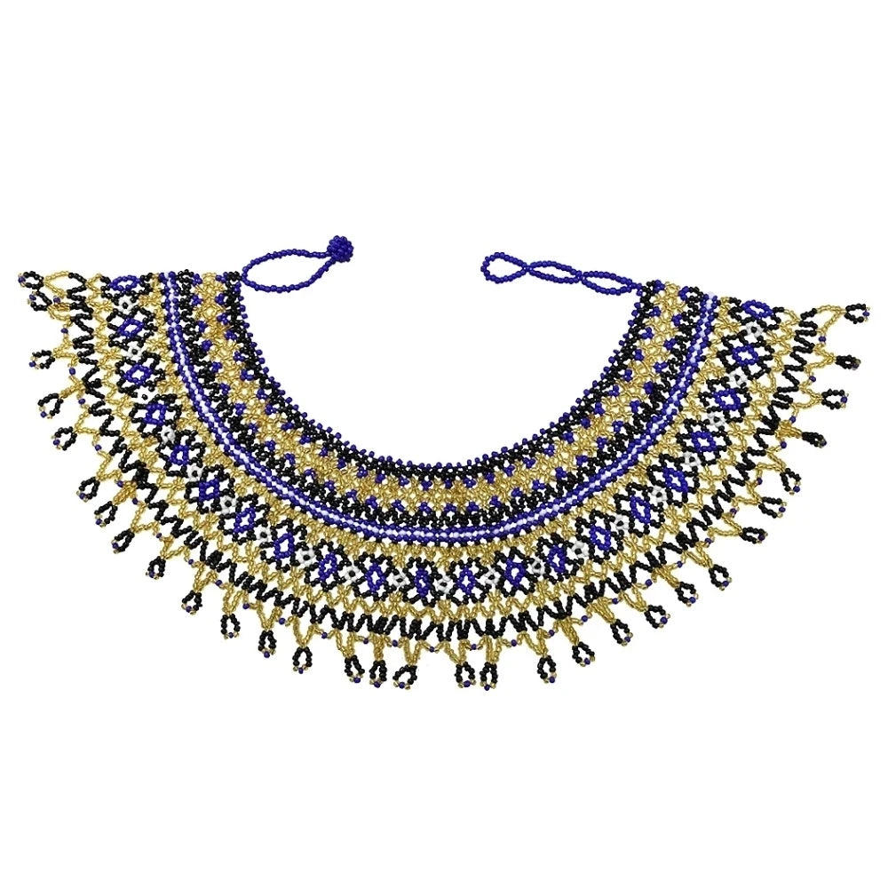 Boho Ethnic Big Choker Necklaces Women Handmade Jewelry Indian Statement Layered Collar Necklace Collier Femme Tribal Party Gift