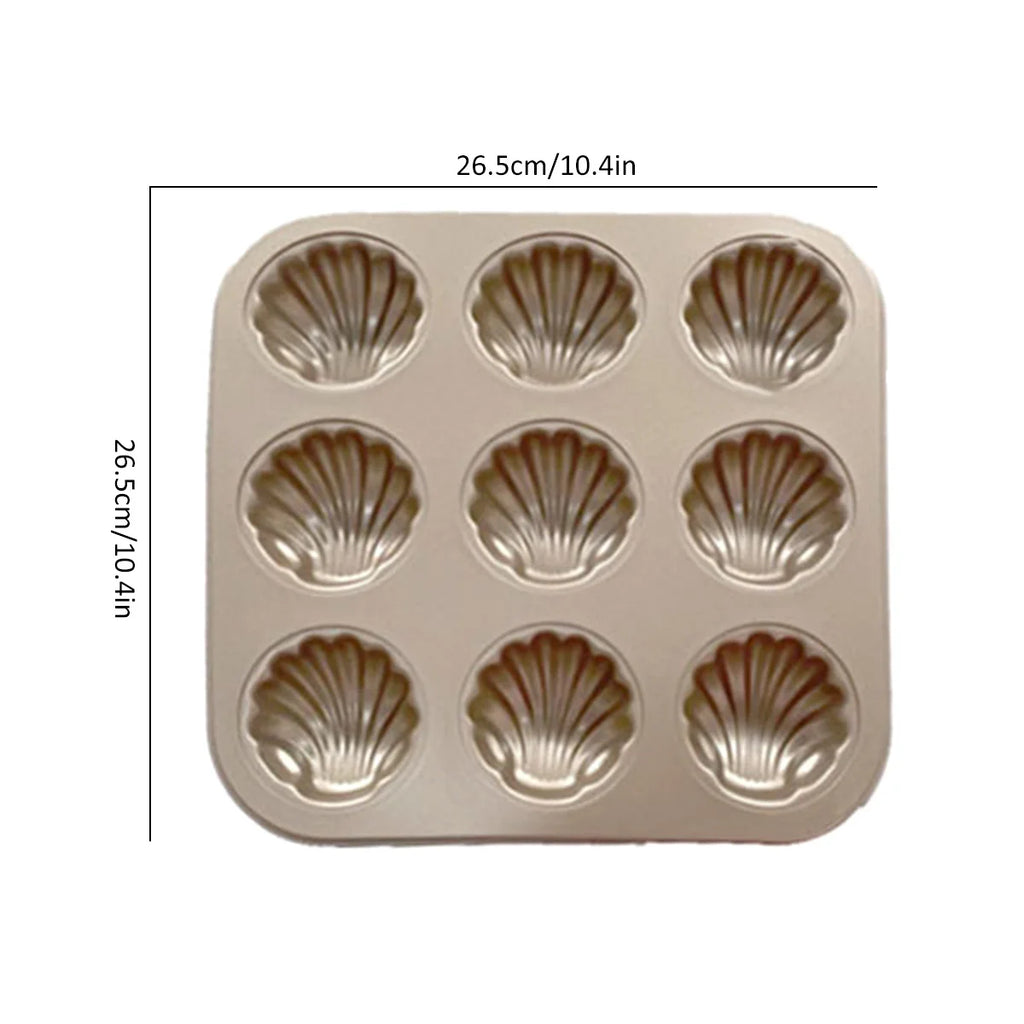 Madeleine Mold Shell Shape Baking Mold Carbon Steel Chocolate Cookie Cake Mould Baking Pan Dessert Pastry Tray For Kitchen Tool