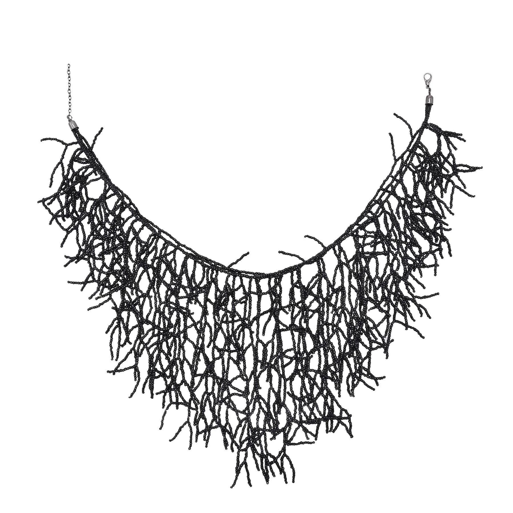 Boho Ethnic Big Choker Necklaces Women Handmade Jewelry Indian Statement Layered Collar Necklace Collier Femme Tribal Party Gift