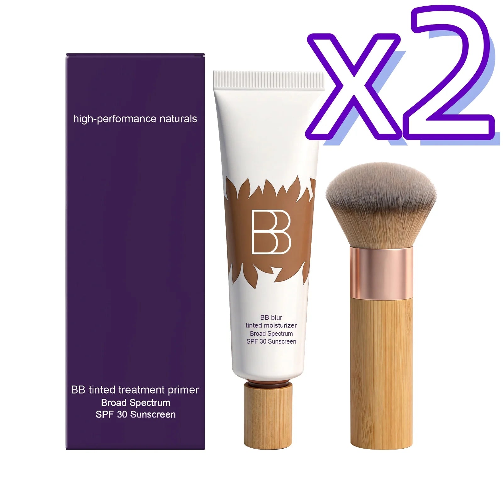 Sunscreen BB Cream Kit Efficient Sun Protection Balance Control Oil Cover Face Blemishes Perfect Makeup Facial Primer Foundation