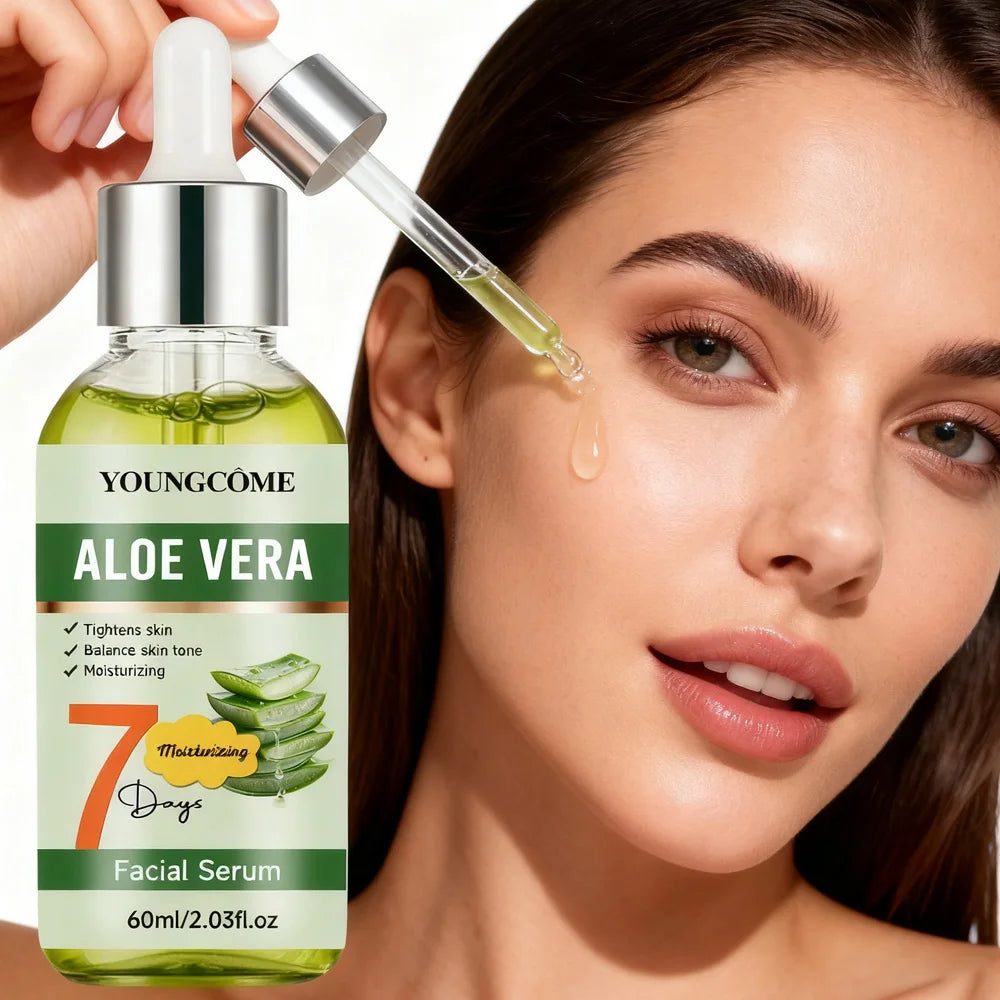 ALOE VERA Facial Serum - Skin Tightening, Hydrating & Soothing Formula | Balance Complexion | Natural Moisturizing Essence