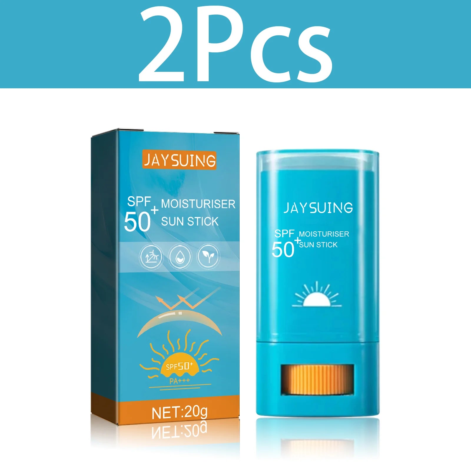SPF50+ Sunscreen Face Cream Solar Blocker Skin Cream Anti UV Sun Block Facial Mild Moisturizer Stick Sweat Resistant Sunblock