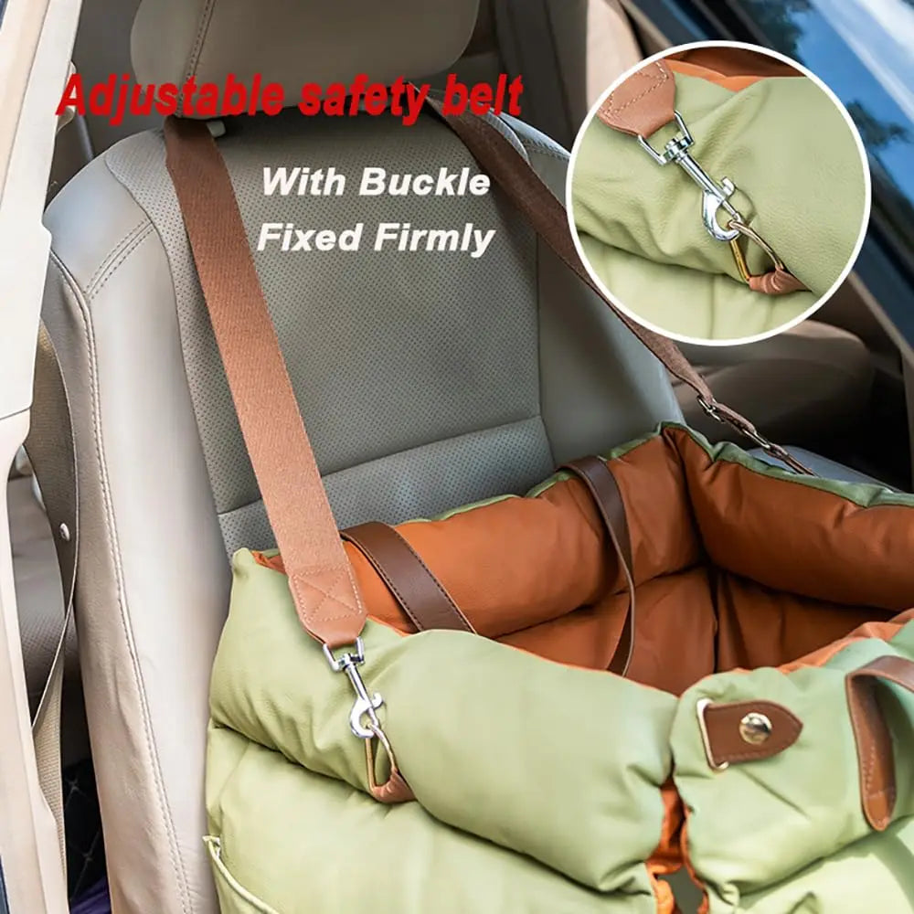The Car Pet Bed Is Detachable and Washable, Suitable for All Four Seasons.waterproof and Biting Dog Bed Made of Leather PU