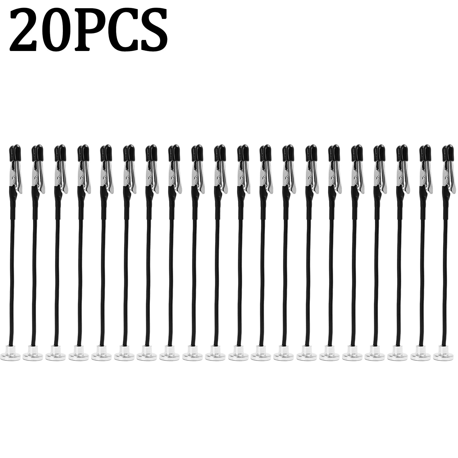 1-50PCS Magnetic Flexible Alligator Clip Electric Test Crocodile Clip for DIY Note Card Clamps Kitchen Menu Holder Photo Clips