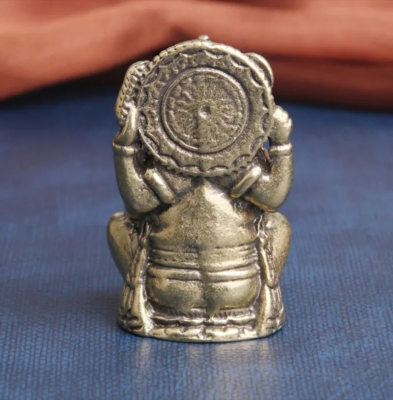 Thailand Japan korea temple Pocket God buddha GANESH elephant fortune god Statue protective talisman bring MONEY good luck