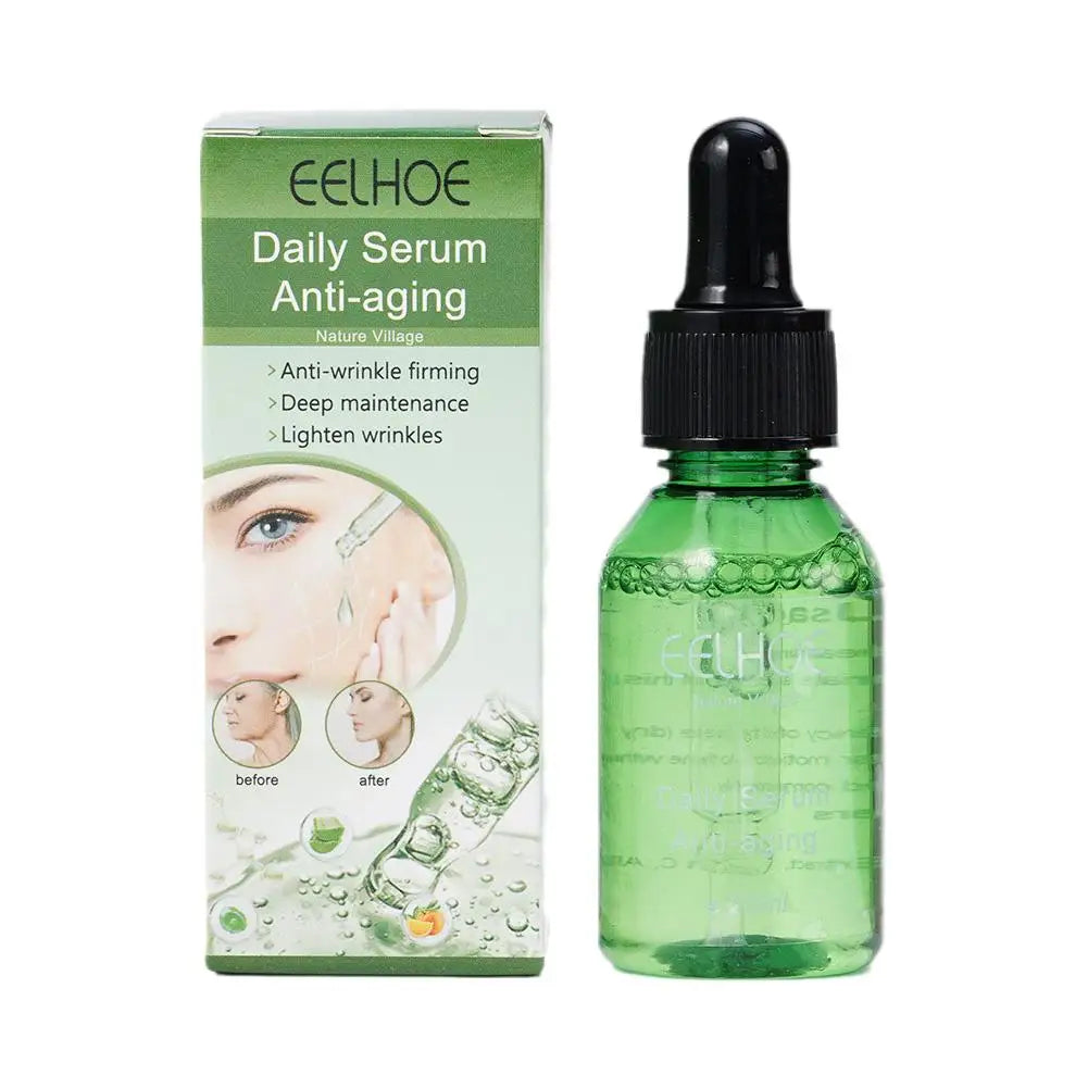 EELHOE Anti-Wrinkle Serum Aloe Vera Facial Essence Anti-aging,Relieve Fine Lines,Tighten Skin And Moisturizing Face Care Serum
