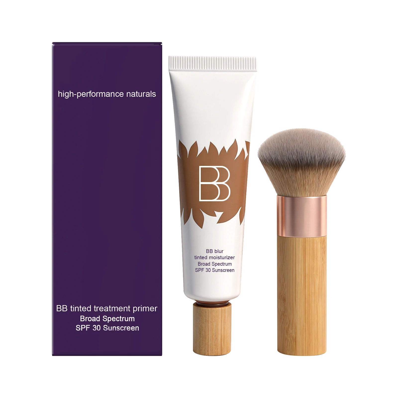 Sunscreen BB Cream Kit Efficient Sun Protection Balance Control Oil Cover Face Blemishes Perfect Makeup Facial Primer Foundation