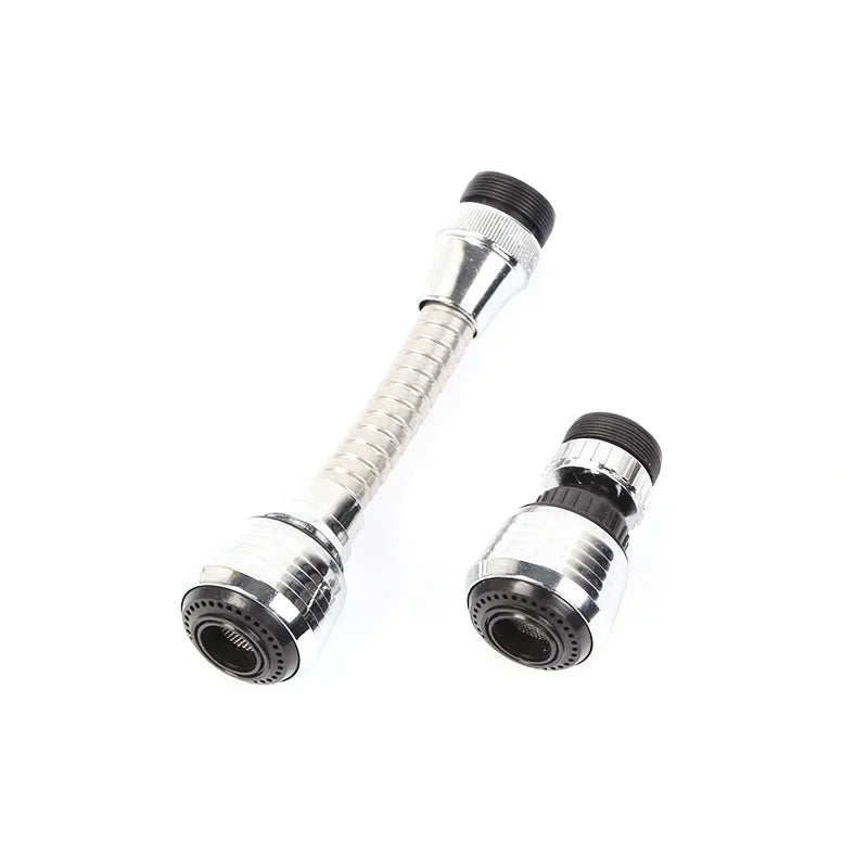 Kitchen Stainless Steel Faucet Shower Water Saver Lengthened 360 Degree Rotating Faucets Anti-splash Sprinkler Spray Extender