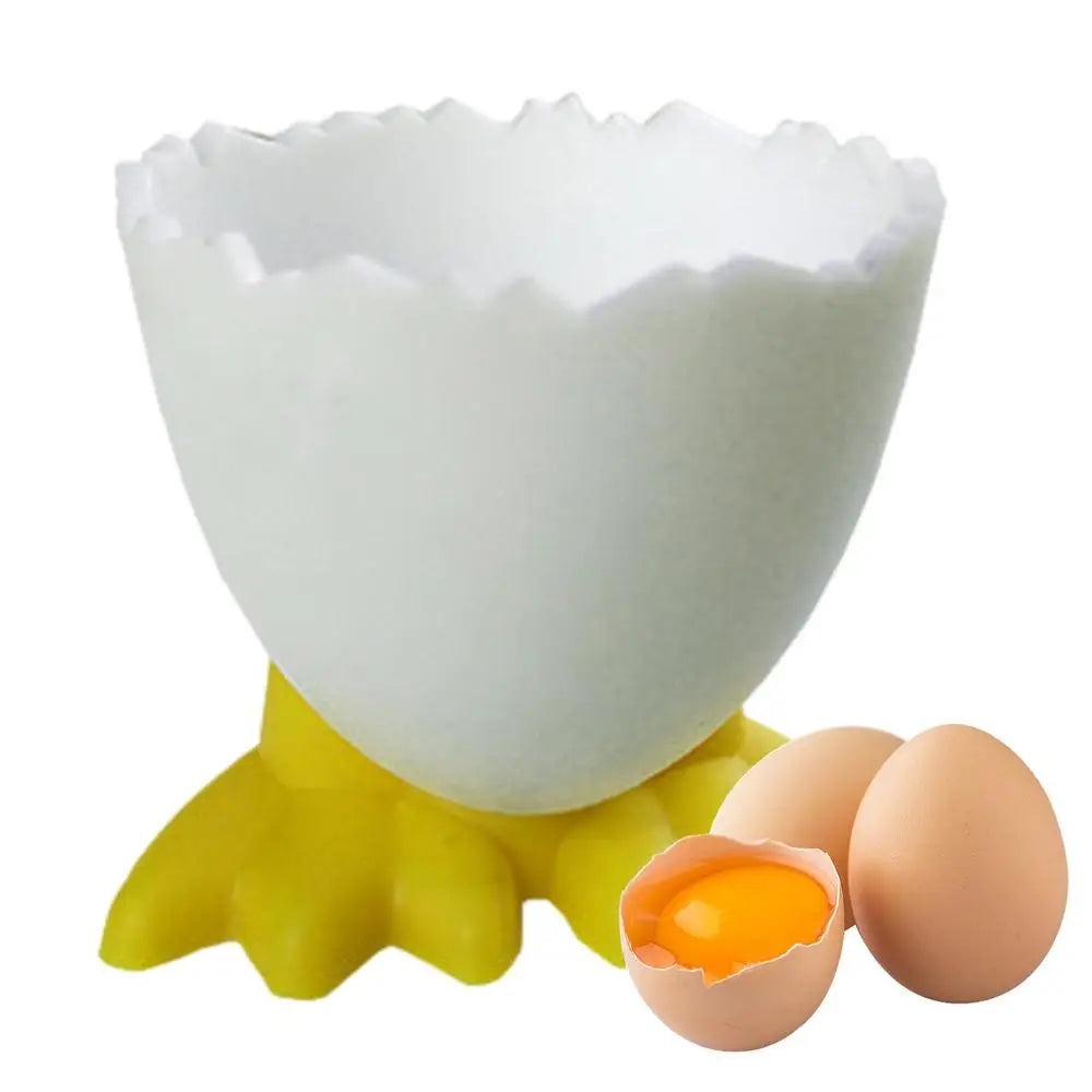 Egg Cup Egg Holder for Countertop Chicken Feet Egg Tray Egg Stand Tool Creative Fun Cutlery for Kitchen Bakery Home Table Decor