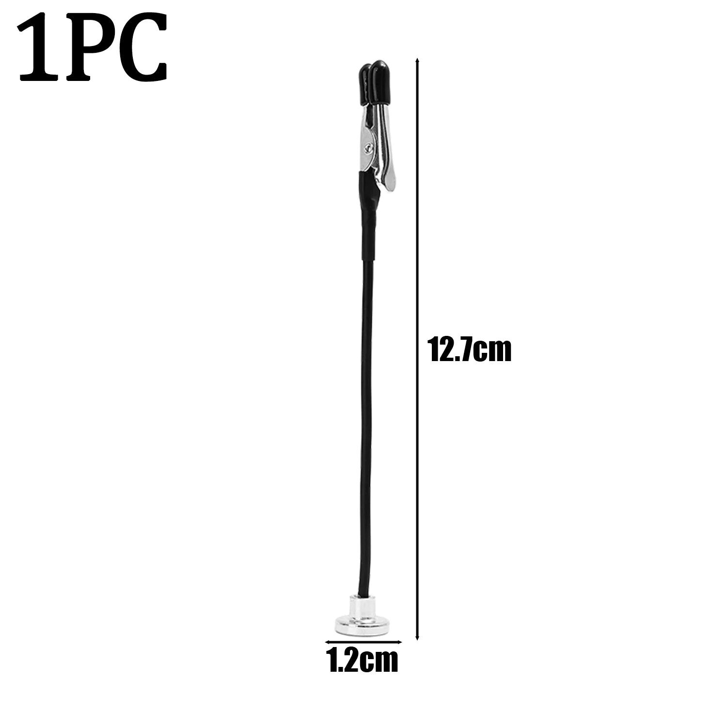 1-50PCS Magnetic Flexible Alligator Clip Electric Test Crocodile Clip for DIY Note Card Clamps Kitchen Menu Holder Photo Clips