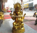 huge Large Asia Thailand Elephant God of Wealth Ganesh God safety good luck health efficacious protection for temple Shrine