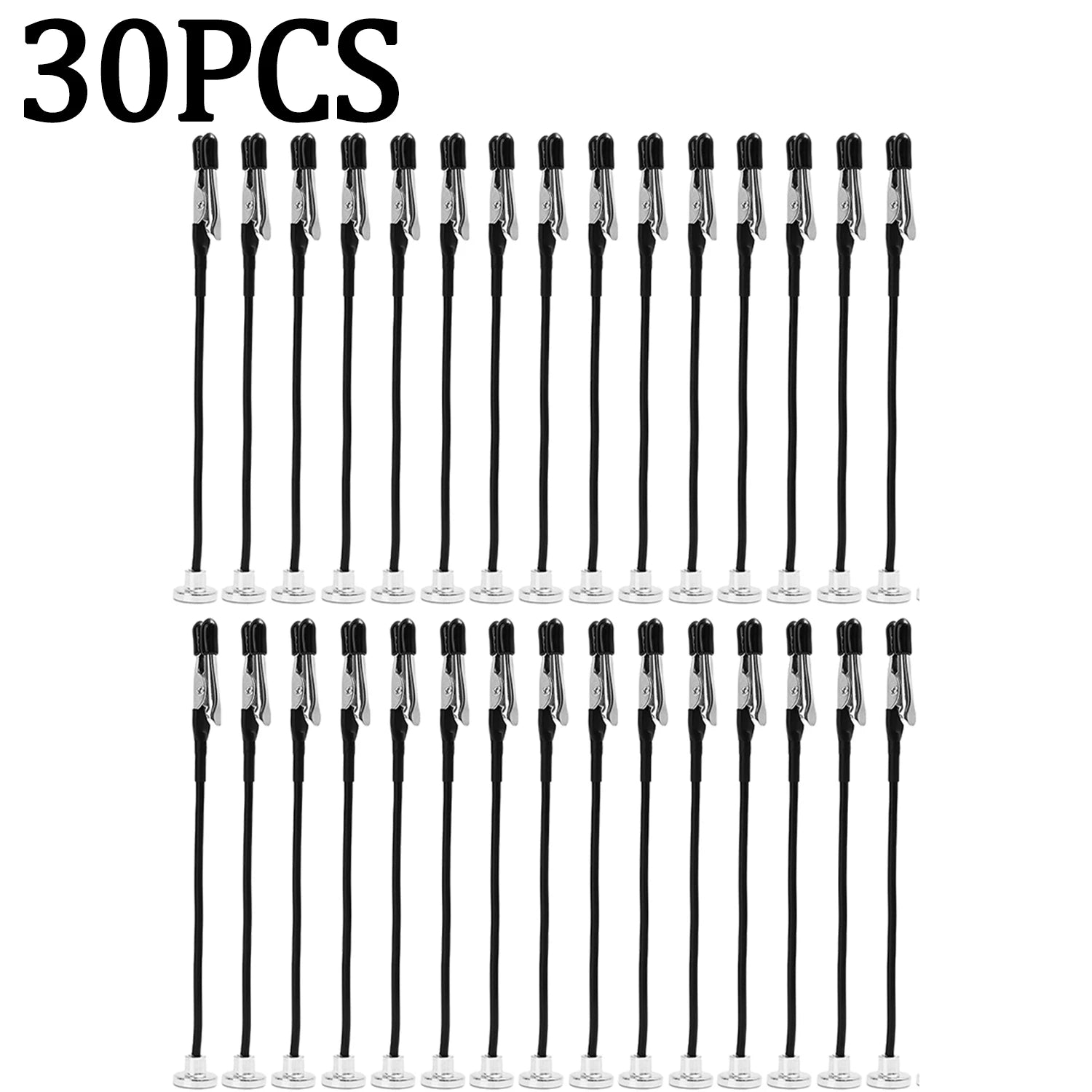 1-50PCS Magnetic Flexible Alligator Clip Electric Test Crocodile Clip for DIY Note Card Clamps Kitchen Menu Holder Photo Clips